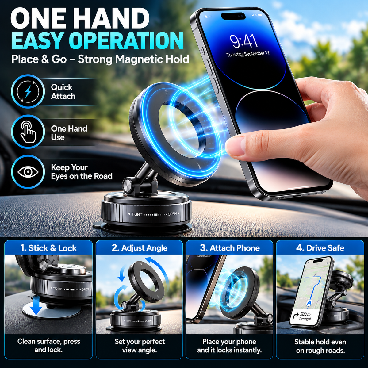 Magnetic Phone Holder